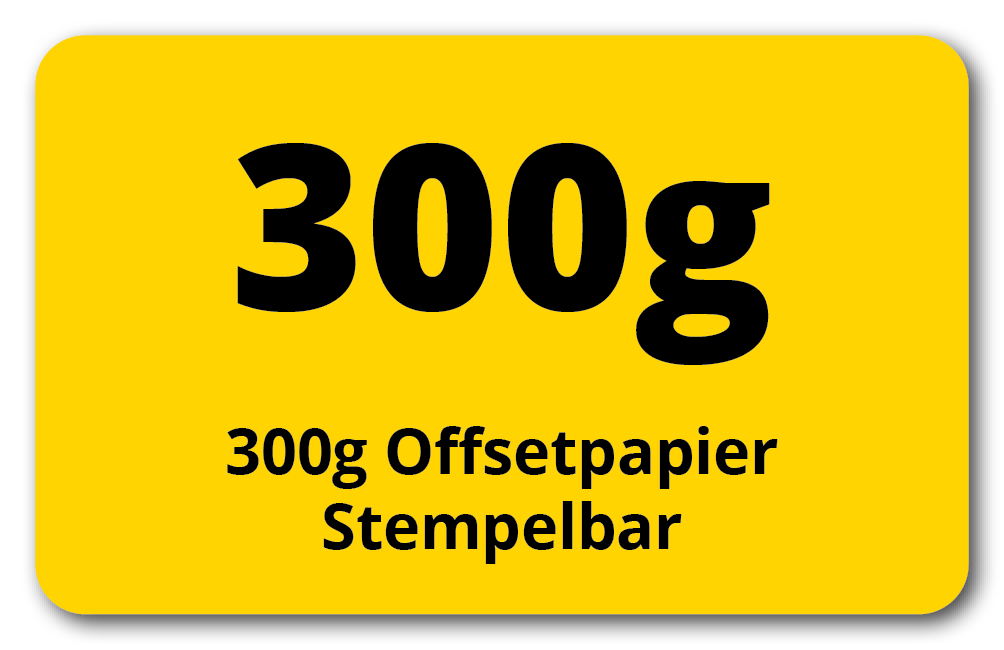 300g Offsetkarton (stempelbar)